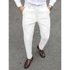 2026 New British Style Men's Trousers Business Casual Pants Versatile Slim-Fit Long Pants