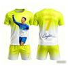 2026 Summer New Ronaldo # 7 Football Jersey Sports Fan Training Shorts Sleeve T-shirt and Shorts Set Sportswear Family Kids Tees