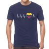 Venezuelan Heartbeat T Shirts Men Fashion T Shirt Cotton Oversized I Love Venezuela Flag Heart Tshirt Unique Tees Tops