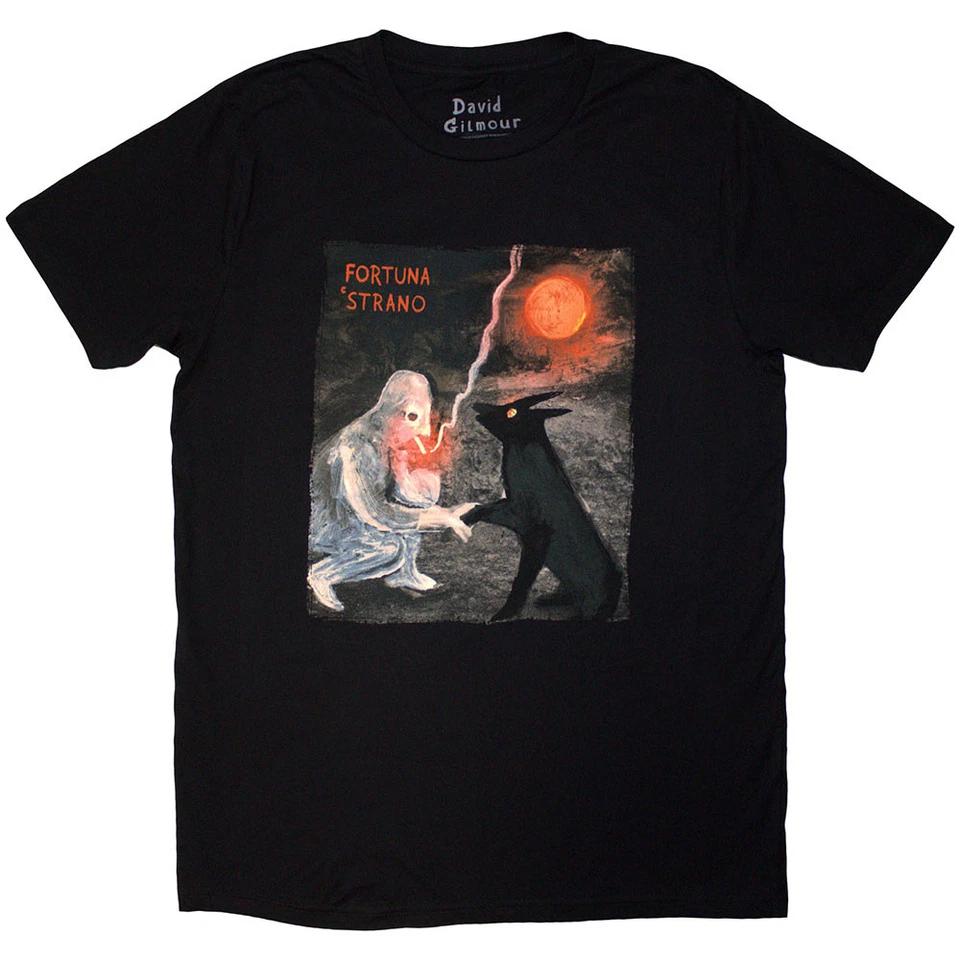 David Gilmour Luck & Strange Fortuna E Strano Official Tee T-Shirt Mens