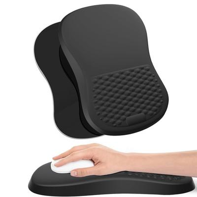 Ergonomická podložka pod myš s opěrkou zápěstí Protiskluzová základna Paměťová pěna Masážní design Hladký povrch Podpora zápěstí
