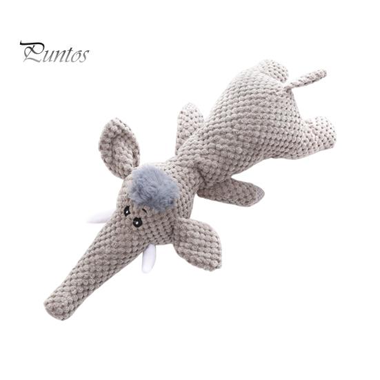 

Мягкая игрушка-пищалка для собак, мягкие игрушки в виде льва/волка/слона с пищалкой, интерактивная игрушка для жевания для собак, которые любят жевать Elephant