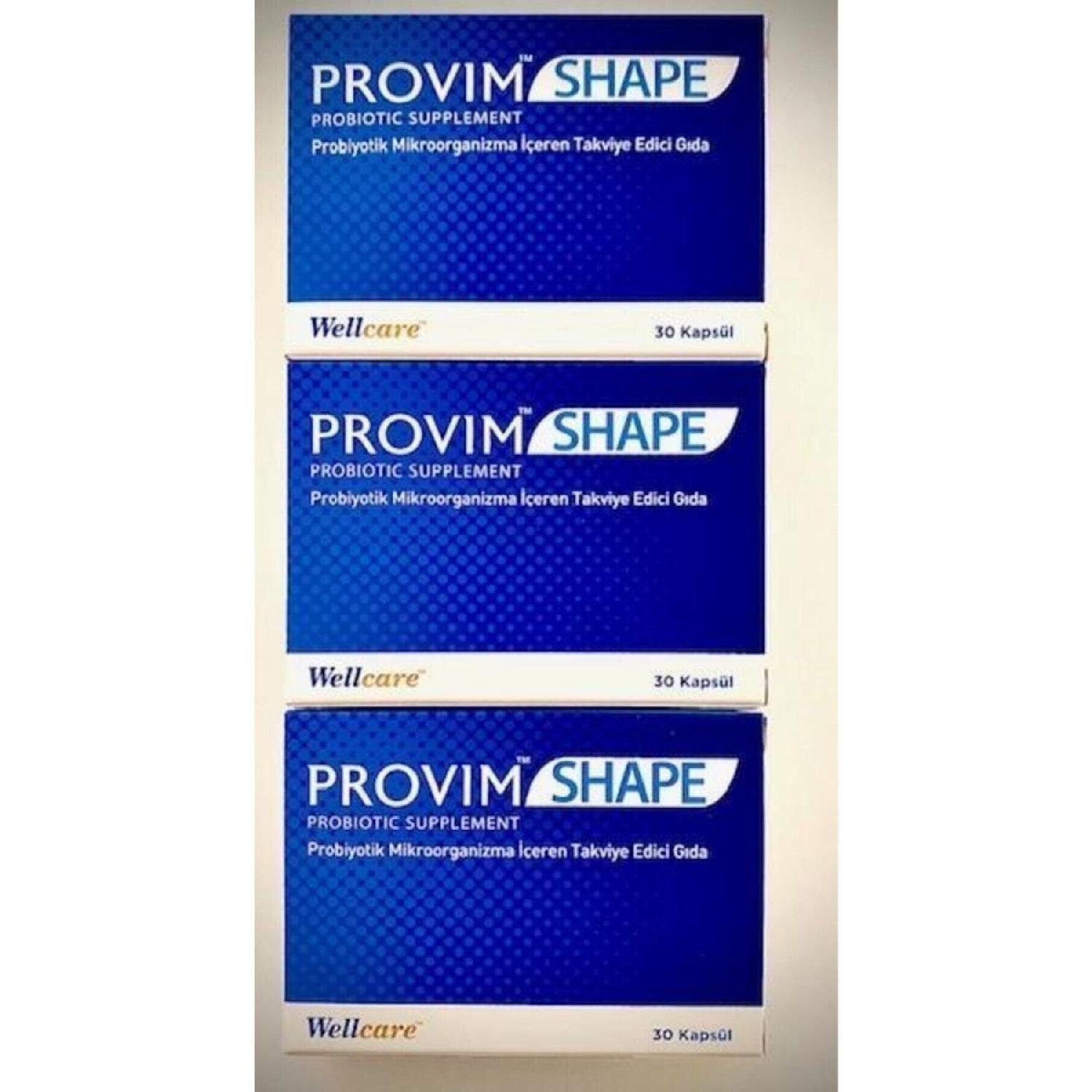 

Provim Shape Probiotic 30 Capsules*3 Pieces