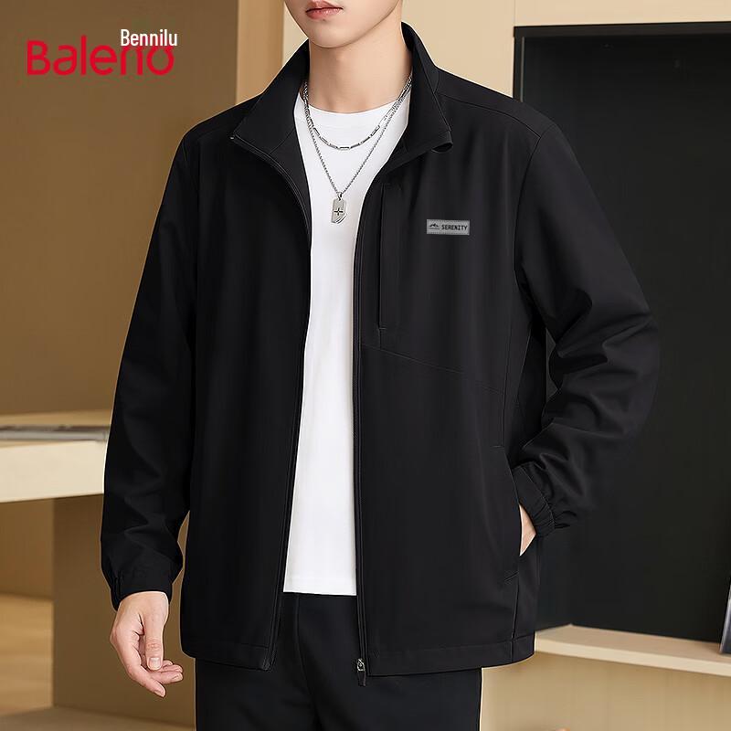 Baleno Men's Casual Stand Collar Jacket