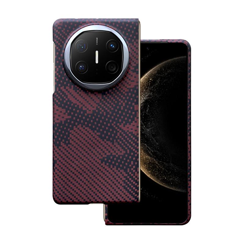 Applicable to Huawei Matex6 Kevlar Aramid Mobile Phone Case X6 Collector's Edition Folding Floating Carbon Fiber Protective Case