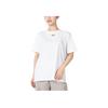 Under Armour Letter Logo Print Round Neck Pullover Short Sleeve T-Shirt Women Tops White 1387193-100