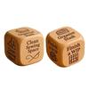 2Pcs Wooden Quilter Dice with 6 Engraved Quilting Tasks Handmade Quilting Projects Decision Dice Inspiration Tool Sewing Quilting Crafts Enthusiasts