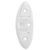 2-Pack Nylon Folding Boat Cleat – Flip-Up Dock Mooring Cleat With Mounting Screws For Kayaks, Decks, Yachts (130x50mm, Spring-Loaded)