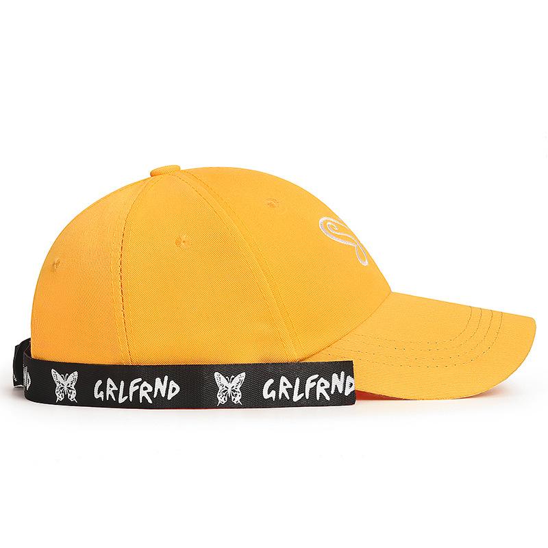 Embroidered Butterfly Sunshade Cap Spring Outing Youth Men Women Ribbon Baseball Cap Snapback Hat Sun Visor Hats Fishing Hat Peak Cap