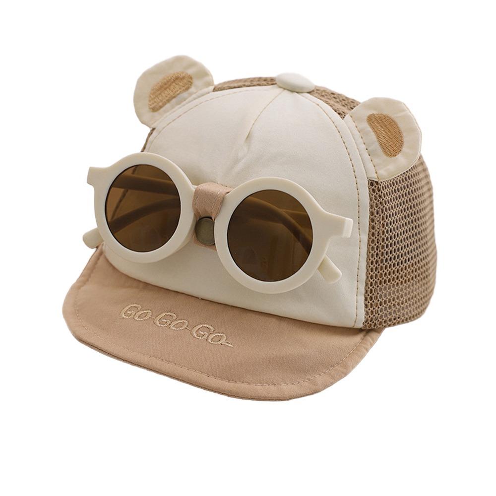 

Breathable Baby Hat Detachable Baseball Cap New Children s Sunglasses Hat Summer Spring хакі