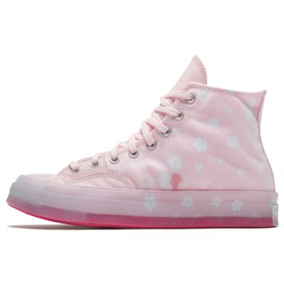 1970s Chuck Taylor All Star 70 Hi Cherry Blossom Colour Valentine's Day High Top Espadrilles Unisex Pink