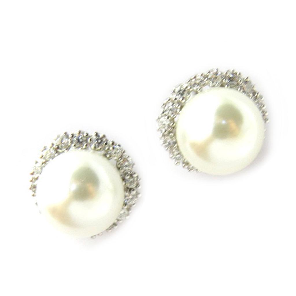 

Les Trésors De Lily [M7030] - Серебряные серьги Sissi цвета слоновой кости