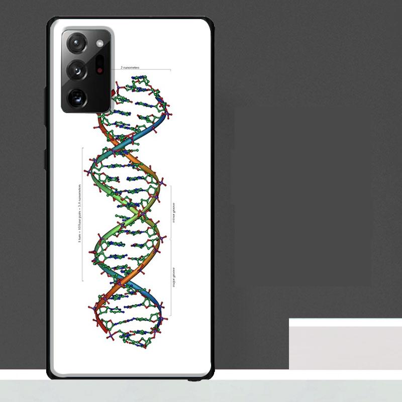 Retro DNA Science Illustration Case For Samsung Galaxy S25 Ultra S21 S22 S23 S24 Ultra S9 S10 S20 Plus S25 FE Phone Cover