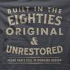 BIRTHDAY Biker 1980's Built In the Eighties Unrestored Motorcycle T-shirt 9066