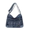 Denim Multi-Layer Small Square Bag Women's Shoulder Crossbody Bag