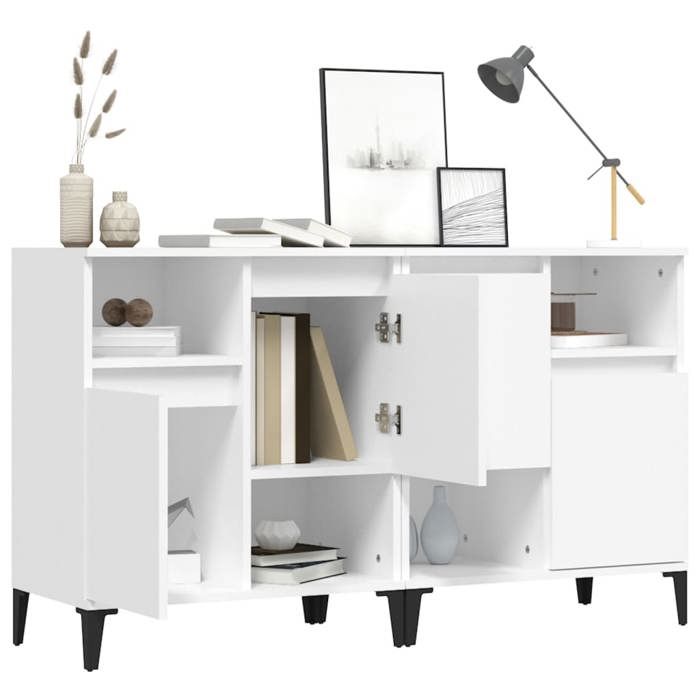 Buffet - Maison Exclusive - Weiß - Holzwerkstoff - 4 Fächer 60x35x70 cm