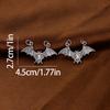 1Pair Bat Shoe Charms Gothic Punk Style Shoelace Clips Detachable Shoe Accessories Fun Decorations Perfect Gift