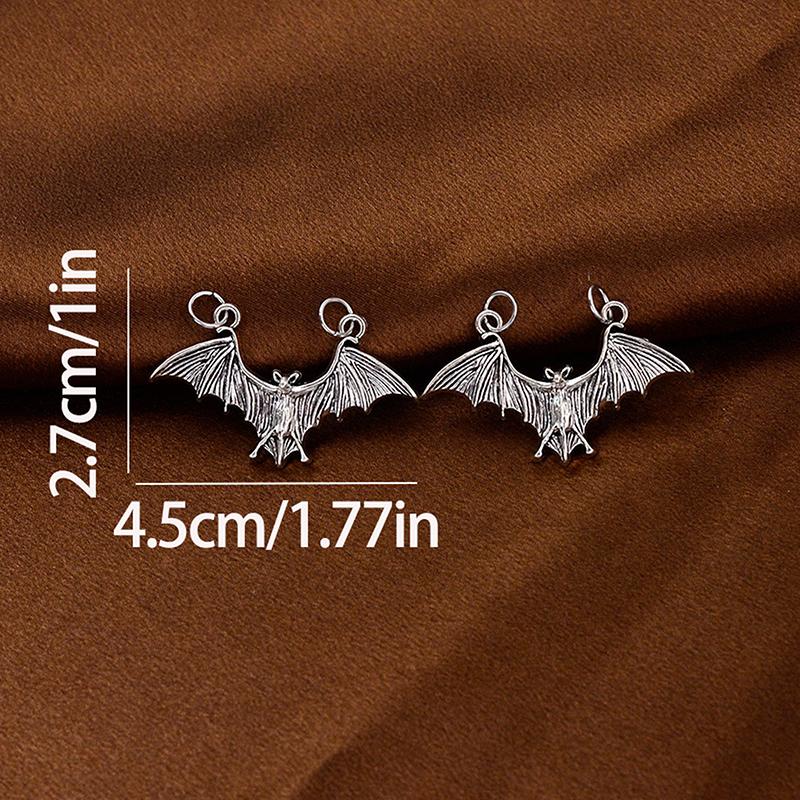 1Pair Bat Shoe Charms Gothic Punk Style Shoelace Clips Detachable Shoe Accessories Fun Decorations Perfect Gift