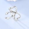 Original Luxury   CopperSculptural Geometric Ring With Zirconia For Women Wedding Couple Anniversary Jewelry Gifts