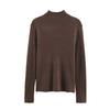 European and American style, new women's clothing, foreign style, fashionable, casual, semi-turtleneck knitted jumper