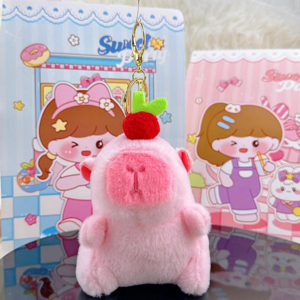 Guinea Pig & Capybara Plush Doll Keyring Backpack Charm