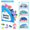 Source 21 0-3 Year Old Baby Cloth Book Animal Tail Cloth Book Early Education Fun Mirror Desk Calendar Cloth Book Toy