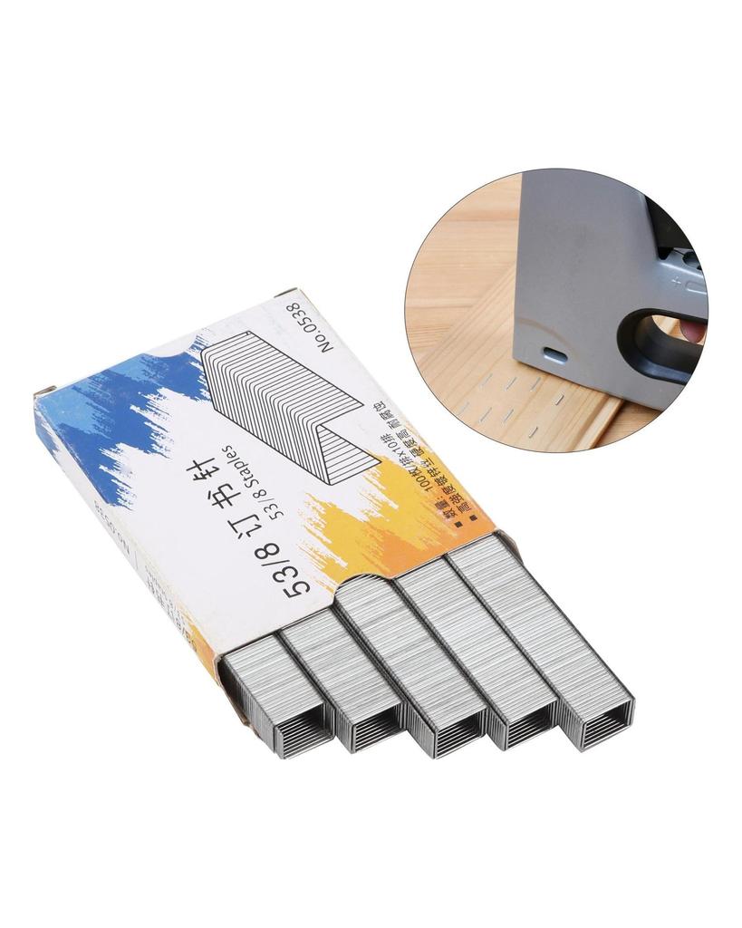 KWTRIO Heftklammern aus verzinktem Draht, anwendbar als Nagelpistole, Heftgerät, Zubehör für Büro, Zuhause, Schule