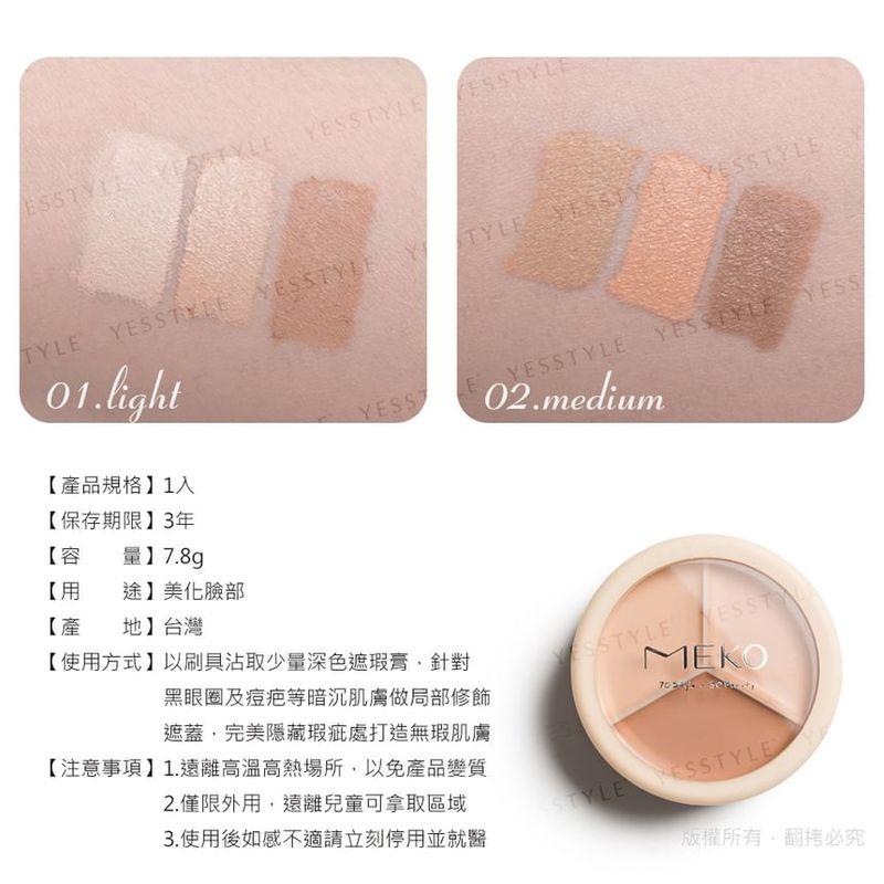 MEKO - Professional Makeup Concealer Palette 02 Medium