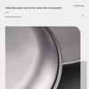 A1R Food-Grade Pure Titanium Round Plate: Portable, Anti-Fall & Ideal for Home or Camping