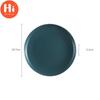HiCeramic Round Steak Plates Beef Plate Dessert Dish Minimalist Pizza Breakfast Dish Tableware