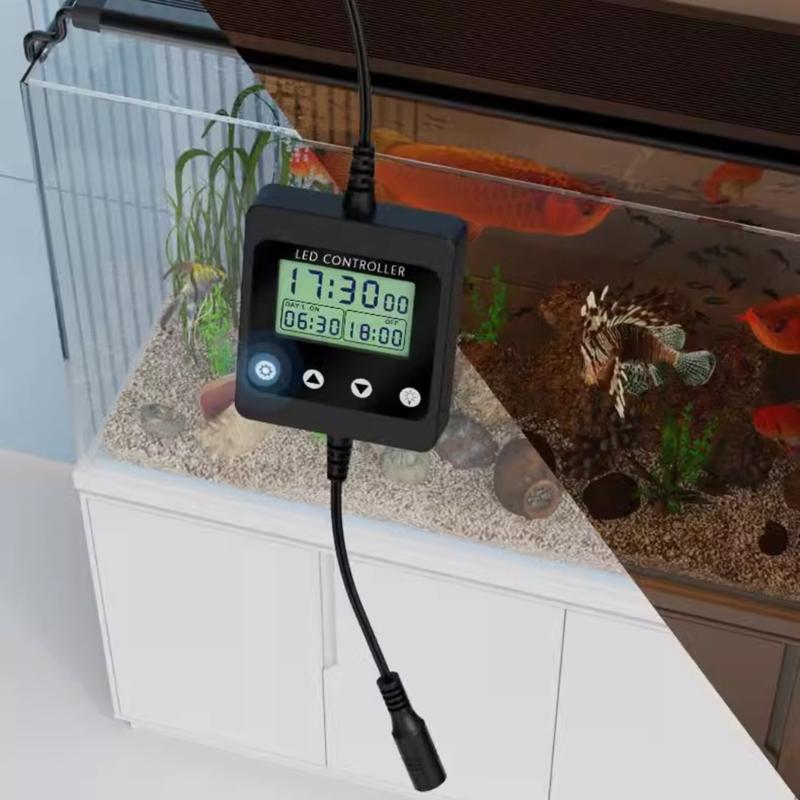 Einfache Bedienung LED Aquarienlicht Dimmer Simuliert natürliches Sonnenlicht mit einstellbarer Helligkeitseinstellung Fördert das Pflanzenwachstum