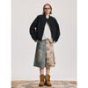Unisex Retro Zipper Flight Jacket Short Cropped Bomber Style Streetwear Outerwear Fall