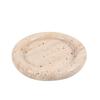 Natural Marble Round Fruit Plate Tray Creative Home Living Room Dried Fruit Snack Plate
