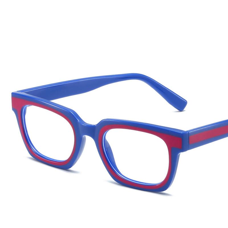 Anti-Blaulicht-Brille Damen Für Herren Vintage Marke Designer Myopie Sehstärke Optisch Computer Zweifarbig Brillenrahmen