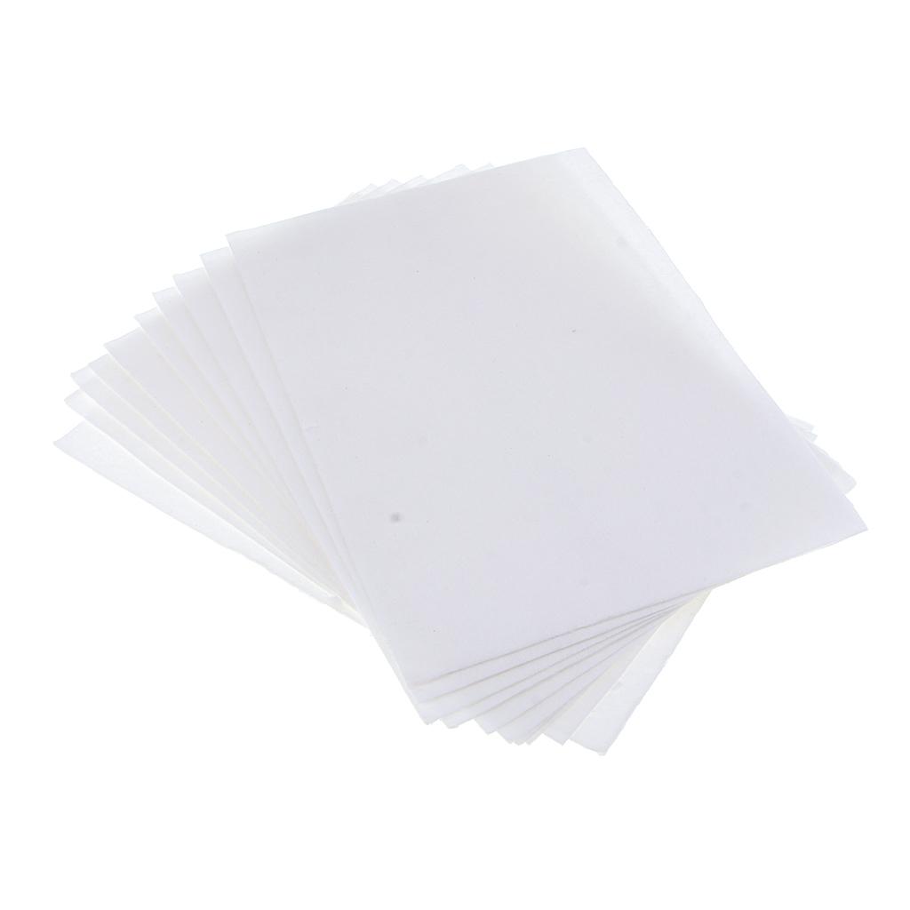 10 Sheets Ceramic Fiber Insulation Paper Square Microwave Kiln Papers Fusing