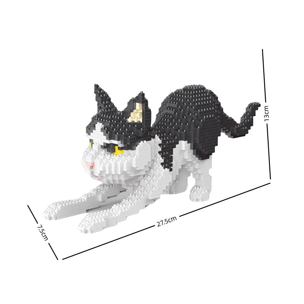 

Enchanting Kitty Cat 3D Building Block Set Fun Assembly Toy Ideal for Children & Cat Lovers Perfect Holiday Gift in bag