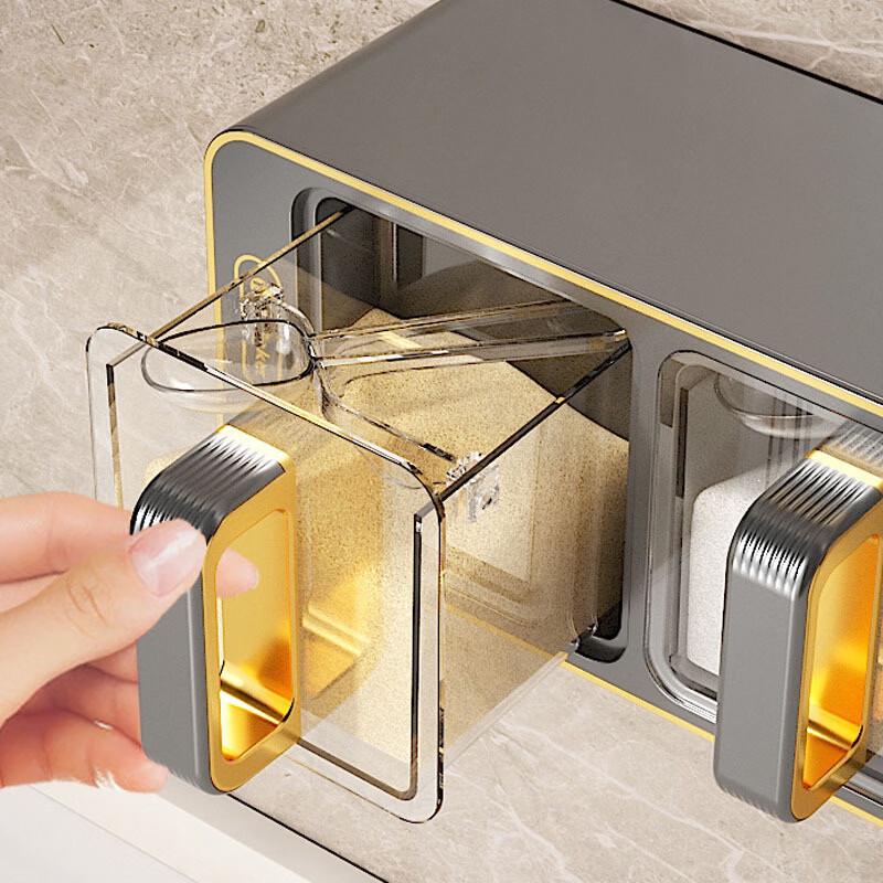 Ruhan Kitchen Platin Gewürzdosen Set