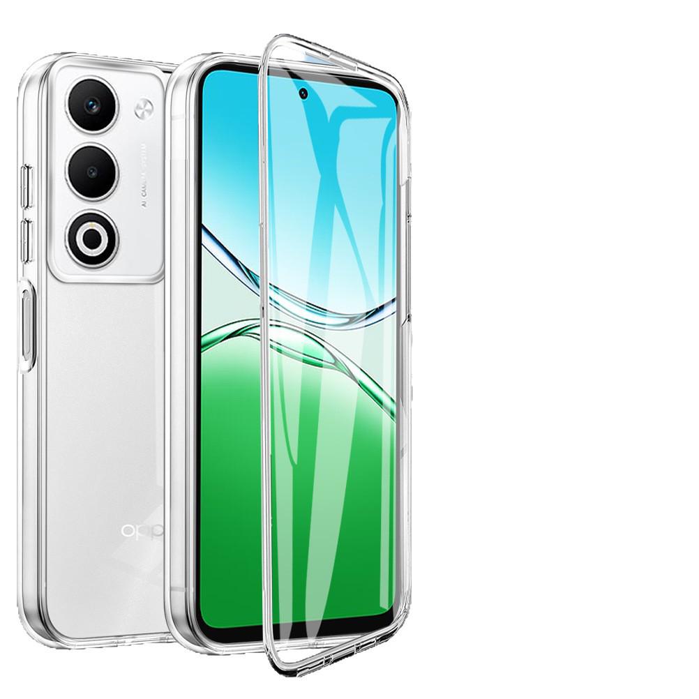 OPPO A5 360° Transparent Case with Screen Protector, Anti-Fall, Two-in-One for Reno14F and A5X5G