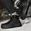 Warme Fleecegefütterte High-Top Winter Herren Wanderschuhe Outdoor Sports Laufschuhe Übergröße Lässige Sneakers für Herren