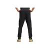 Adidas Solid Logo Print Straight-Leg Sport Pants Men Bottoms Black HE7379