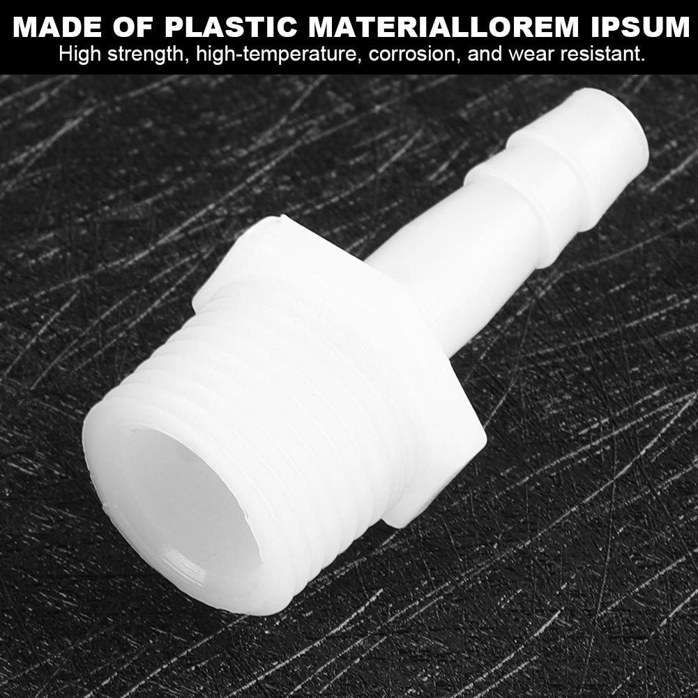 10PCS Aquarium 1/2" Thread Pipe Adapter Fish Tank Air Pump Joint Hose Fittings Connector8MM