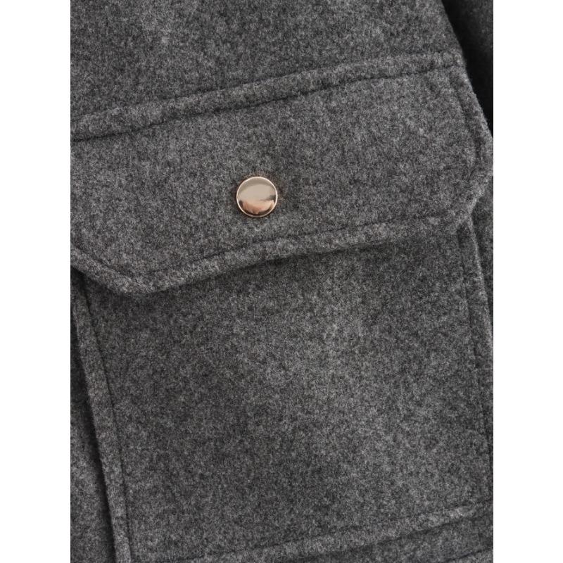 DAFIFY Dámská móda Ležérní Jednobarevný potisk Podzim Zima Dlouhý rukáv POLO Bundy a kabáty