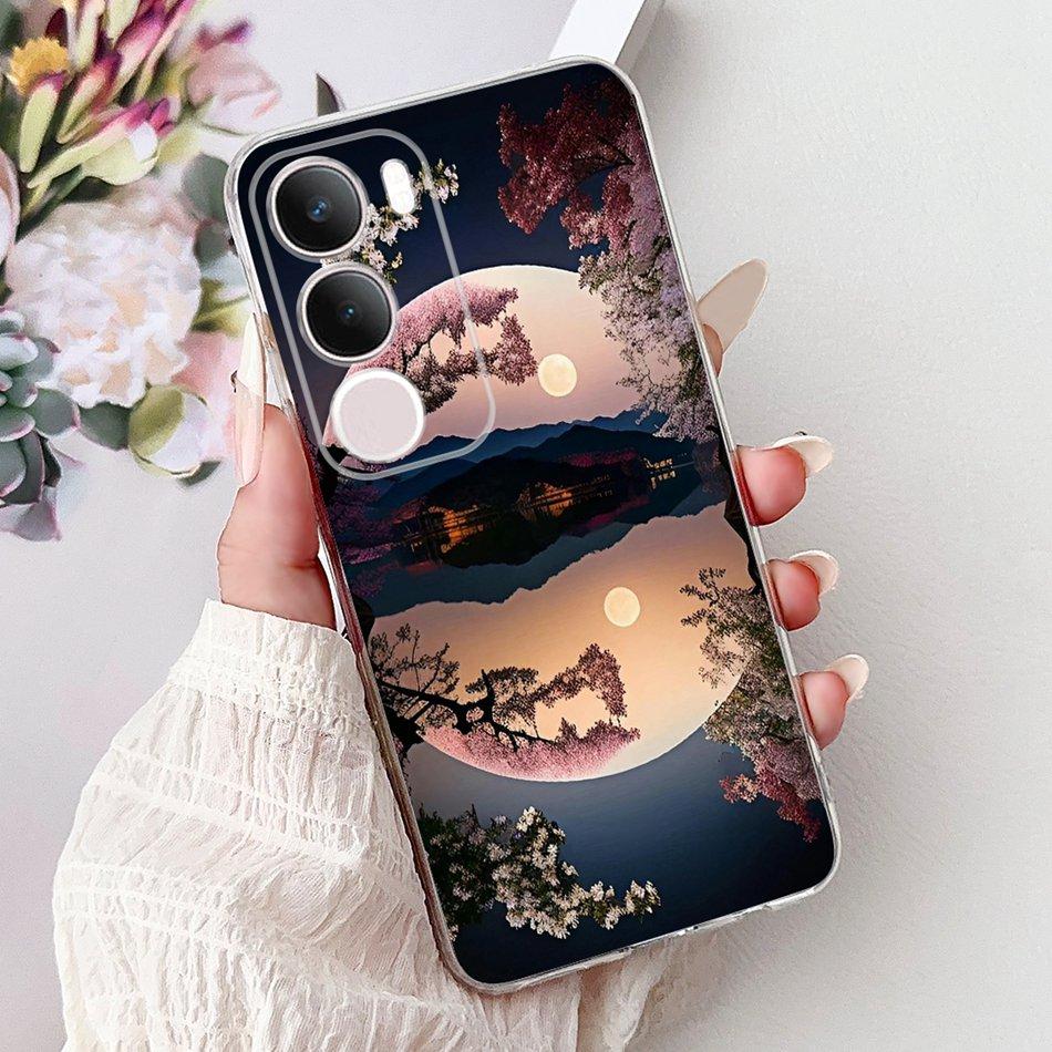 For Vivo Y19S V2419 Cool Dragon Tiger Painting Phone Case For Vivo Y19s Y 19S 4G Soft Silicone TPU Cases