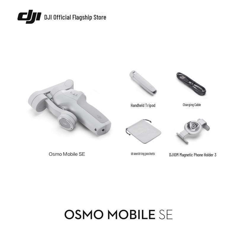 DJI Osmo Mobile 6 Håndholdt Gimbal: Intelligent treakse stabilisering med uttrekkbar design