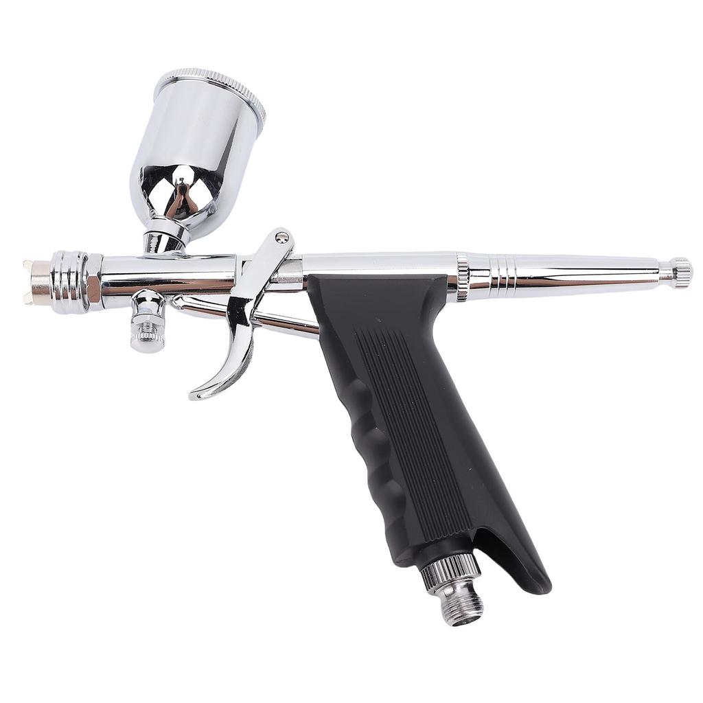 Airbrush Set Double Action Gravity Feed with A 0.3mm Rapid Release Nozzle 15cc Cup Painting Art Supplies