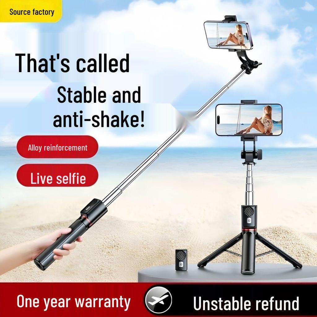 Bluetooth selfie tyč: Přenosný teleskopický stativ pro fotografování mobilním telefonem a živé vysílání