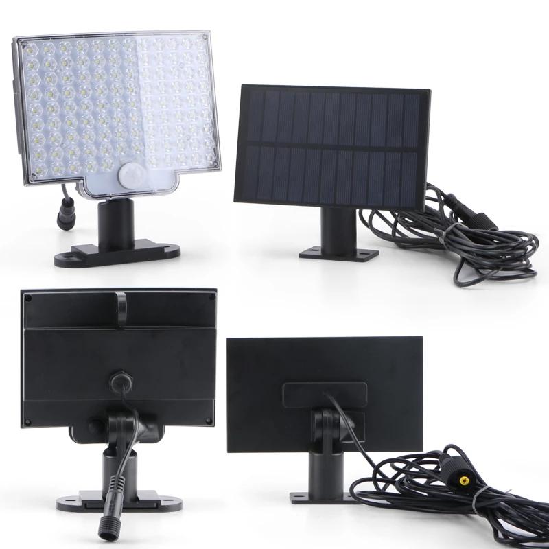 Waterproof LED Solar Street Light Outdoor Solar Garden Street Lighting PIR Motion Sensor Light