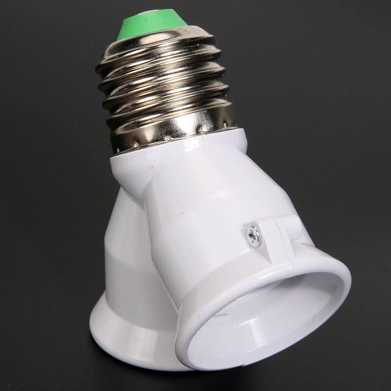 1-10PCS E27 Conversion Head Bulb Socket 2 in 1 lamp Holder Extender Distributor Converter Plug Light Base for LED Bulb Splitter