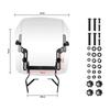 Motikvans Hunter Cub Screen Windshield for CT125 Motorcycles with Mirror Mount, Adjustable Height and Angle Windshield, Custom Parts for Hunter Cub
