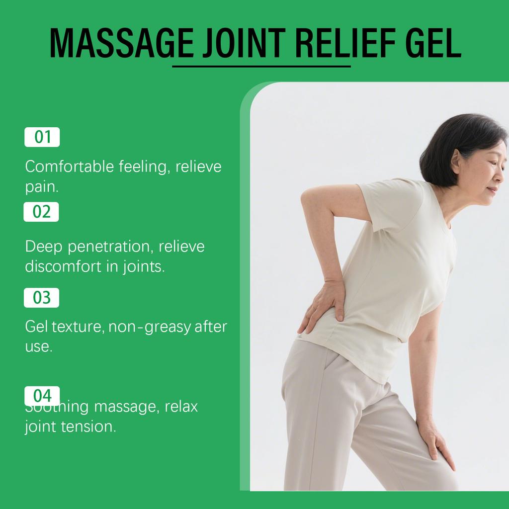 Massage Joint Relief Gel Pain Relief Gel Gel The Texture Is Light And Comfortable, Reducing Joint Discomfort